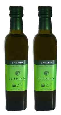 Iliada Organic Greek Extra Virgin Olive Oil First Cold Press 500ml, twin pack