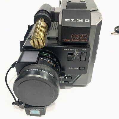 Elmo Camcorder Astron Movie Video Recording Playback ECR-8 Sold As