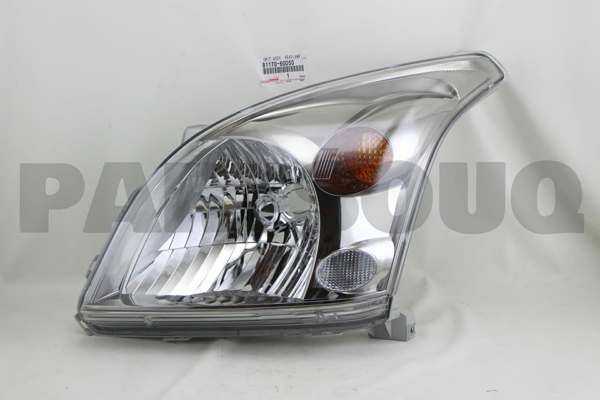 8117060D50 Genuine Toyota UNIT ASSY, HEADLAMP, LH 81170-60D50 | eBay
