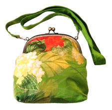 Party bag Kimono obi band remake Made of the finest traditional Japanese silk