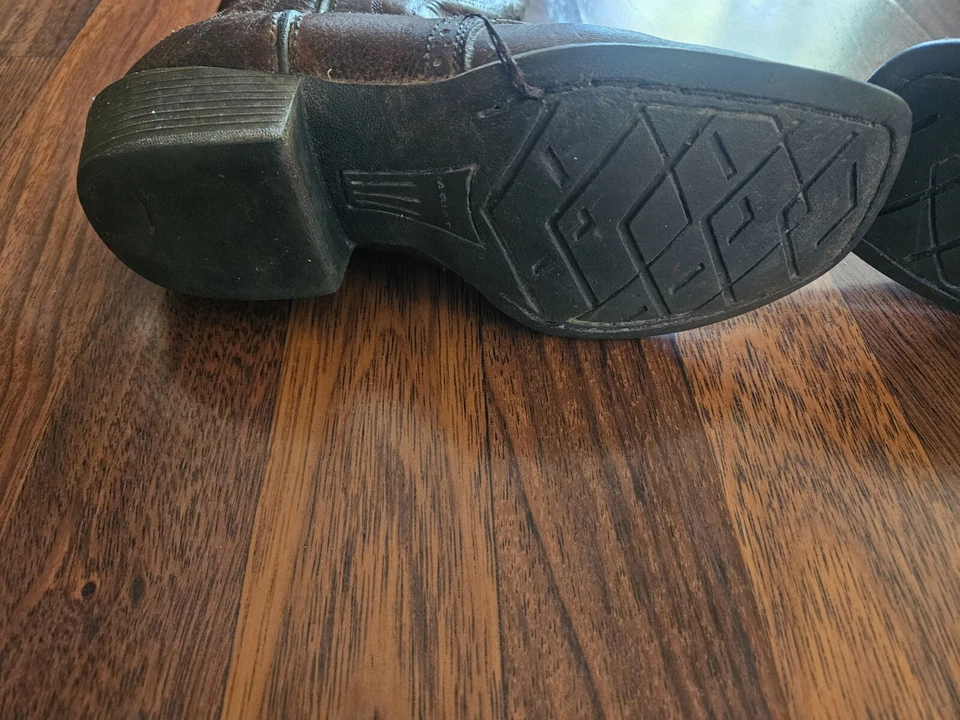 Bota Ariat Niños Talla 2 Punta Cuadrada Pull On Boot Foto 3 de 4