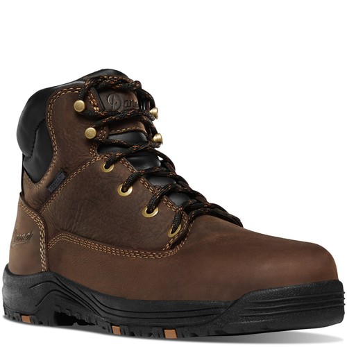 Danner 19455 Women's Caliper 5" Brown Aluminum Toe Waterproof EH Work Boot Shoes
