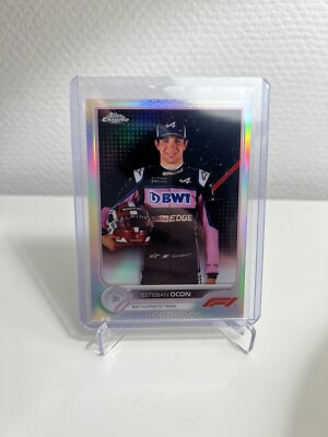 Topps Chrome F1 22 - Esteban Ocon REFRACTOR #41 - BWT Alpine F1 Team