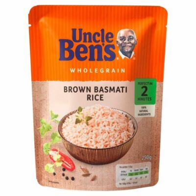 Uncle Bens Microwave Rice Brown Basmati - 250g (0.55lbs)