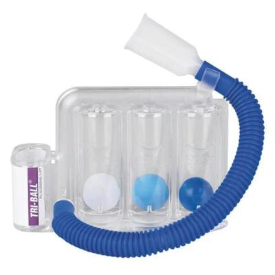 Atemtrainer Triball Preiswert mit Flowkontrolle für Lungentraining