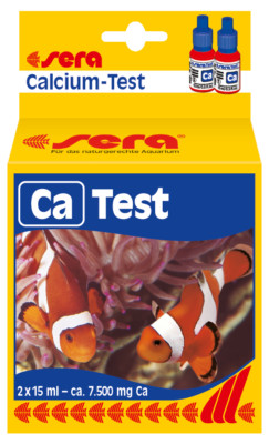 Sera Ca Calcium-Test 2x 15ml ca. 7.500 mg Ca Wassertest Meerwasser Aquarium