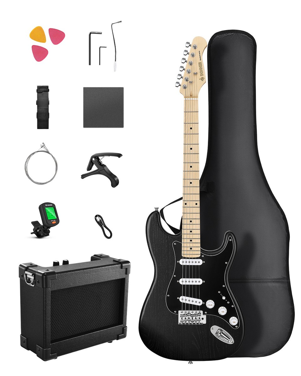 Donner DST-80 Electric Guitar Beginner Bundle With Gig Bag