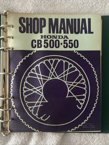 1976 1977 1978 Honda CB500 CB550 Motorcycle Shop Service Repair Manual Book - Picture 2 of 13
