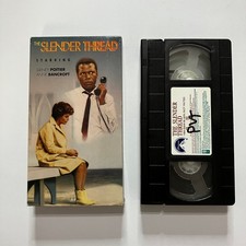 The Slender Thread VHS 1966 Drama Sidney Poitier Anne Bancroft