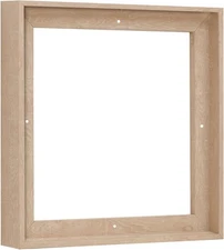Canvas Floater Frame 18x18 for 1-1/2 (1.5) inch Deep. Nordic White Oak