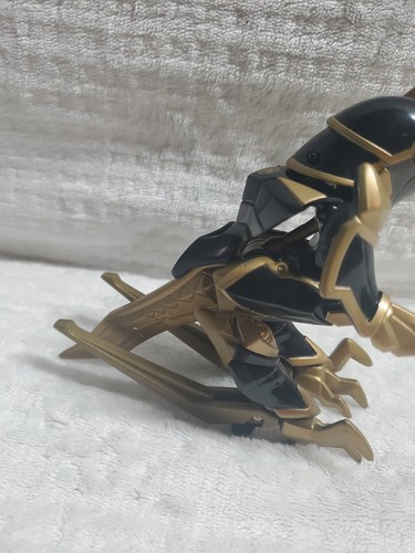 Power Rangers Vintage 2003 Dino Force Extendable Black Dinosaur Bandai 6 inch - Picture 3 of 8