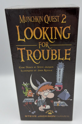Munchkin Quest 2 Looking for Trouble Expansion New Sealed SJ Games