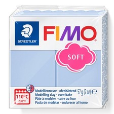 FIMO Soft  Pain pâte à modeler 57 Grammes  Bleu sérénité  8020T31