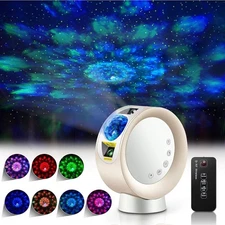 LED Star Projector Light Remote Control Galaxy Night Sky Lamp for Bedroom Party