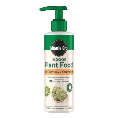  Indoor Plant Food for Cactus and Succulent, Liquid Plant Food, 8 fl. oz.