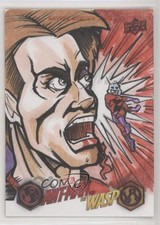 2018 Upper Deck Marvel Ant-Man & The Wasp 1/1 Brandon Warren Auto Sketch 4x4