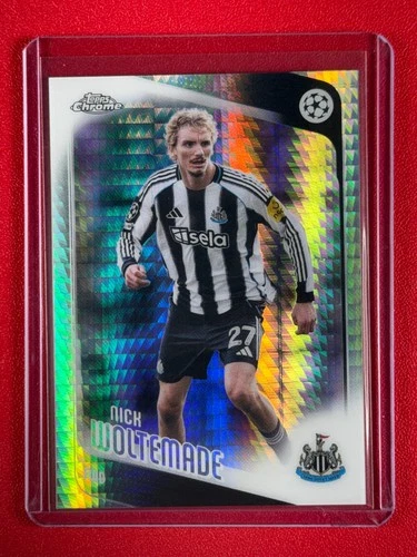 2025-26 Topps Chrome UEFA Club Competitions Nick Woltemade #68 Prism Refractor