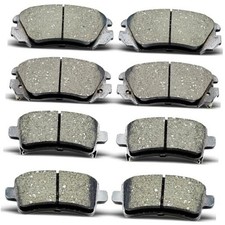 Kit de repuesto de pastillas de freno delanteras traseras de cerámica de 8 piezas para Buick 2010