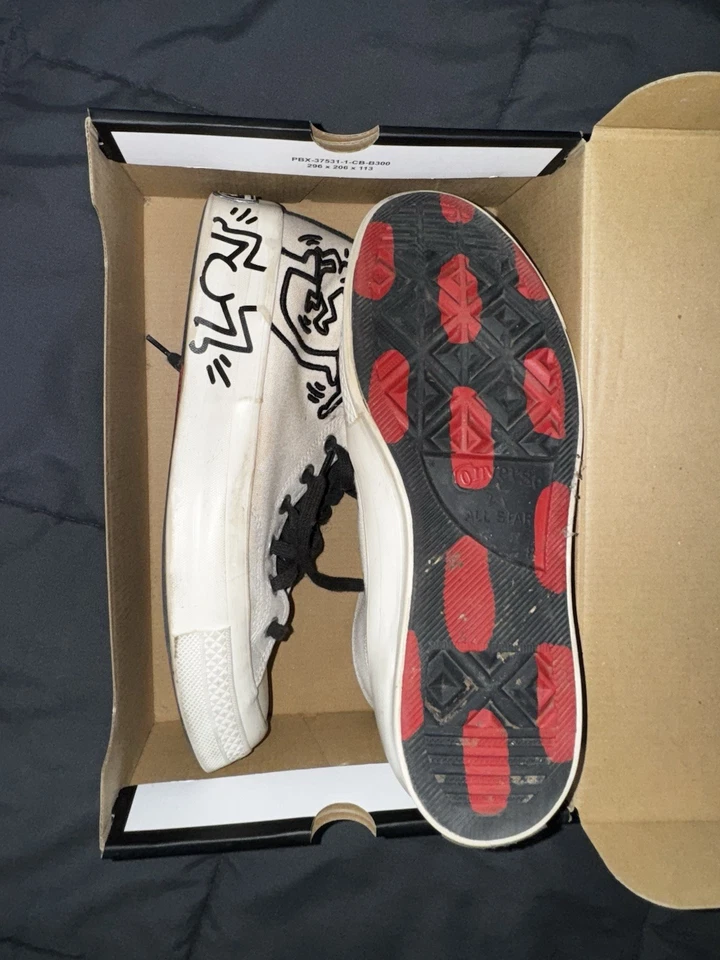 Keith Haring Chuck Taylor 70 All Star Converse Size US 8 Mens - Image 2 of 3