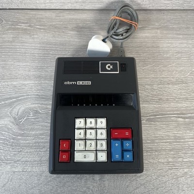 Commodore CBM C108 Taschenrechner Einheit getestet funktioniert mit Klebetasten Vintage