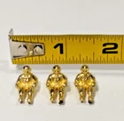 LOT 3 Gold Pilot Driver Tomy Robo Strux Zoids Vintage  Figure 1980’s Toy LOT