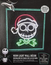The Nightmare Before Christmas Jack Skellington Neon Light Wall Decor Sign LED