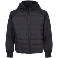 A2Z 4 أطفال Boys أسود Quilted Casual Coat Mid Calf Length