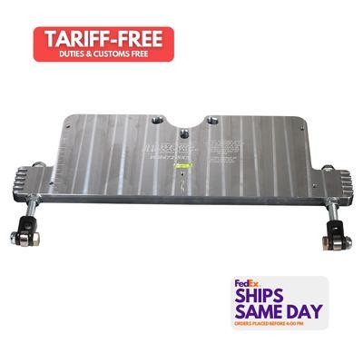 Wehrs Machine WM472-5X5, One Set Up Plate for 5x5 Pattern Natural Aluminum Perfo