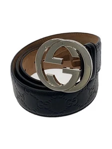 Ceinture GUCCI cuir noir homme 411924 occasion