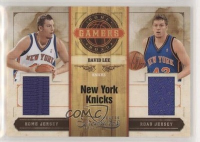 2009 Panini Timeless Treasures Home & Road Gamers Materials 35/50 David Lee 1u6