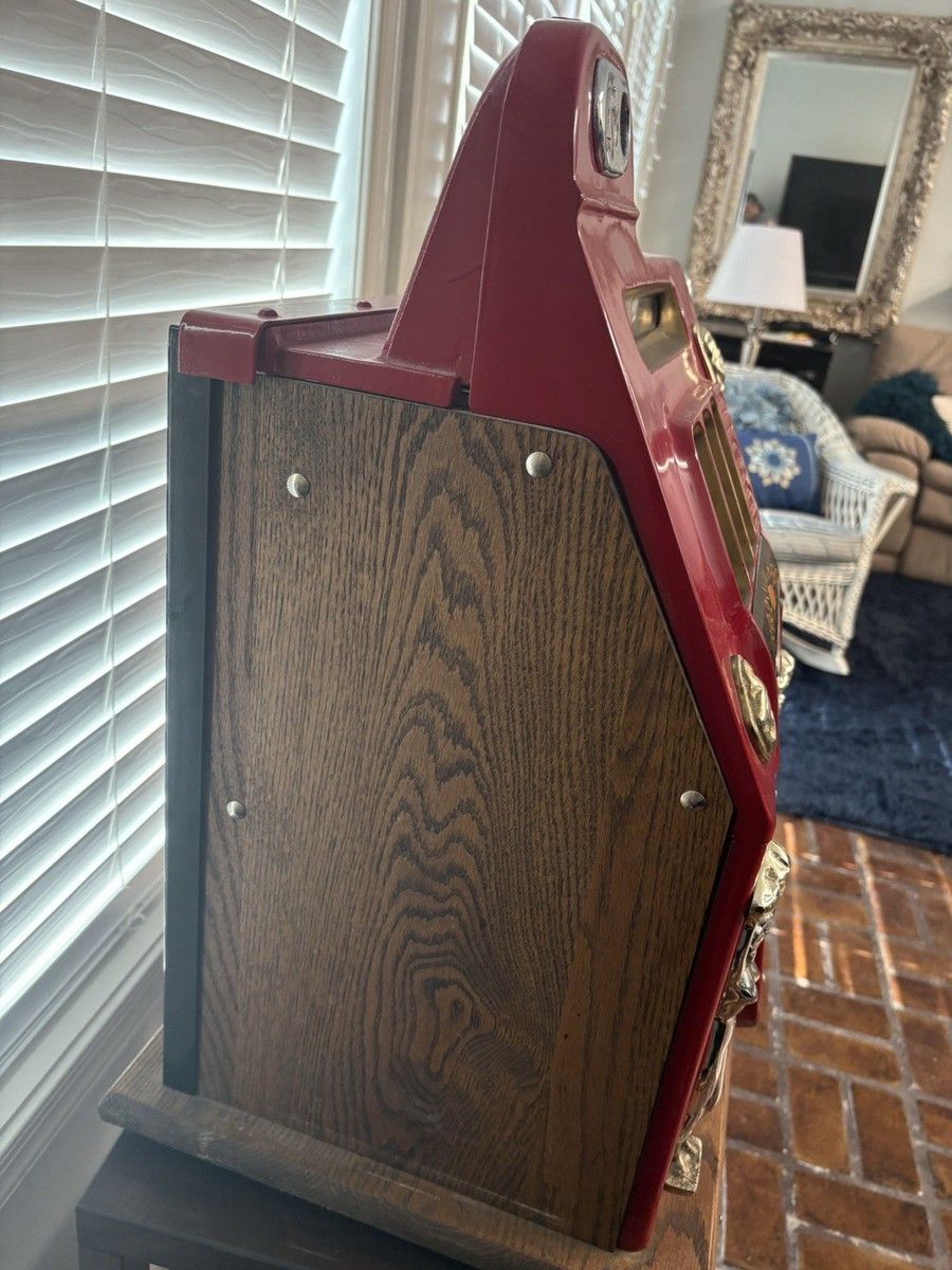 Mills Antique “Golden Nugget” Red 25 Cent Slot Machine | eBay