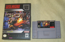 King of Dragons + Case for SNES. Super Nintendo. Clean/Tested. Authentic. N-MINT