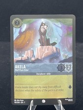 Disney Lorcana-Archazia s Island-Akela - Wolf Pack Elder-#182-Cold Foil Holo-NM