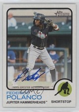 2022 Topps Heritage Minor League Edition Real One Federico Polanco Auto 0y5l