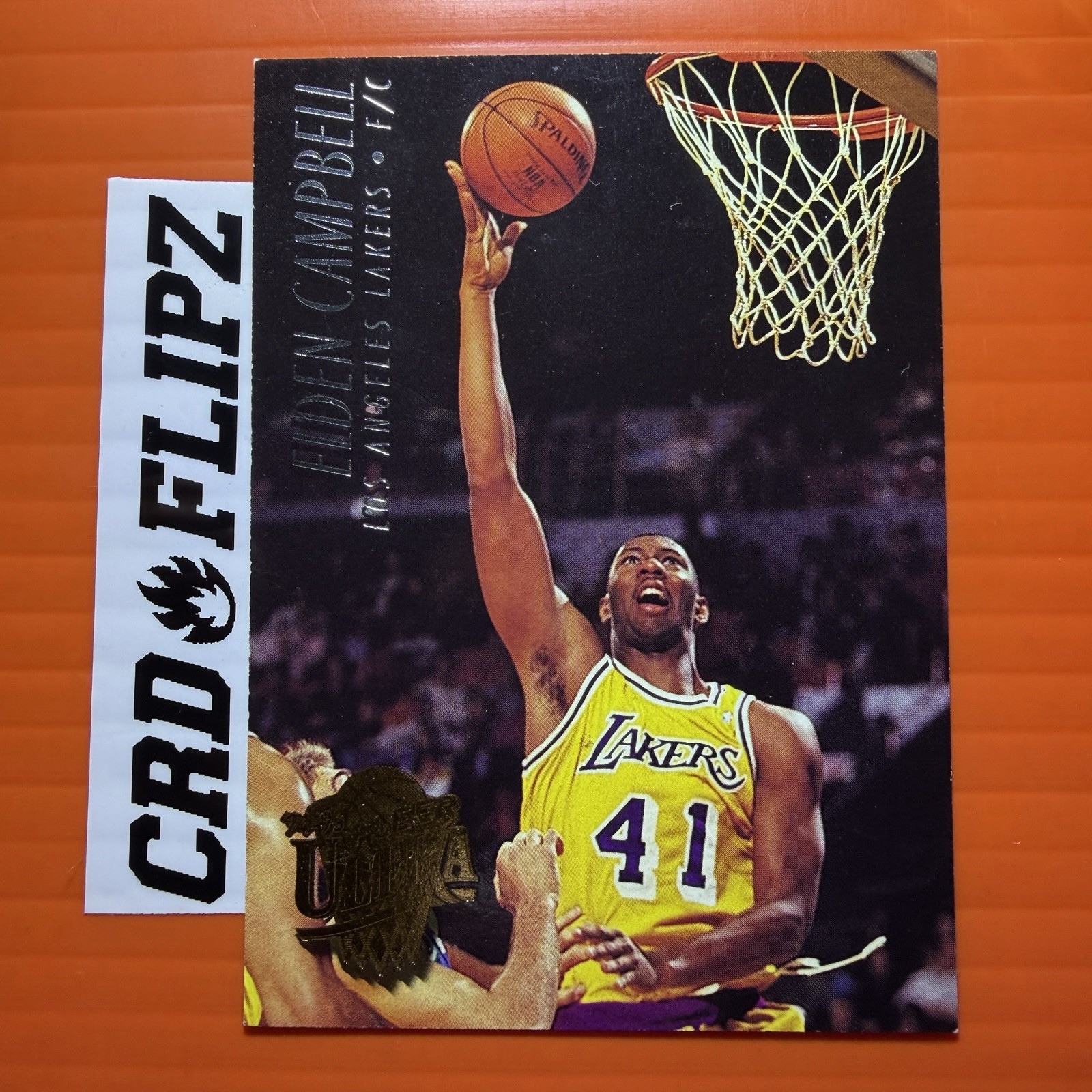 1994-95 Fleer Ultra Elden Campbell #84 LAKERS
