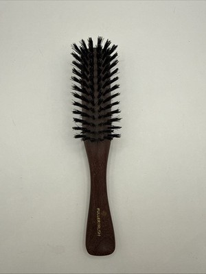 Vintage Fuller Brush Co Pure Boar Bristle Brown Wood Hair Brush USA