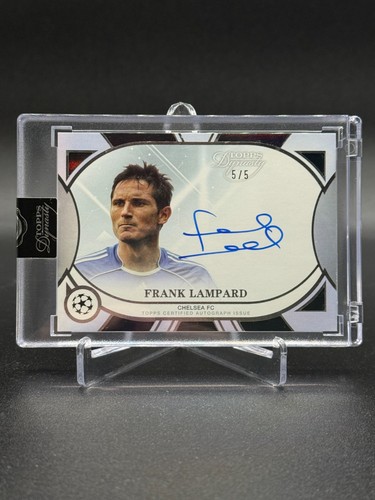 2024-25 Topps Dynasty UEFA Frank Lampard Chelsea FC-ON CARD AUTO /5 SSP DAL-FL4
