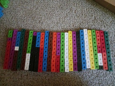 250 Counting Cube Blocks Linking Cubes Snap Tiles Blocks Homeschool Snap Cubes