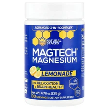 MagTech® Magnesium, Lemonade, 4.76 oz (135 g)
