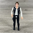 1977 Vintage Star Wars Han Solo Small Head Variant Action Figure Original Kenner