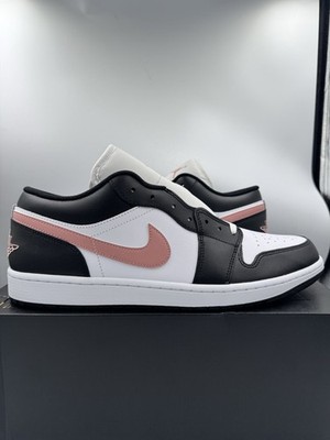 Nike Air Jordan 1 Low Black Rust Pink 553558-165 Size 10 | eBay