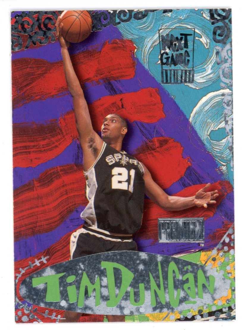 1997-98 SKYBOX PREMIUM NEXT GAME TIM DUNCAN   #7NG SPURS