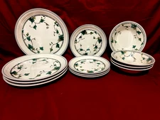 Noritake 9180 Ivy Lane (12 Piece Set) Of 4 Each Dinner & Salad Plates & Bowls