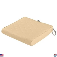 Classic Accessories Montlake 21"x19"x3" Water-Resistant Quilted Outdoor Cushion