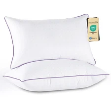 Hotel Quality Queen Pillows, 2 Pack Super Soft, Medium Support