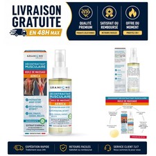 Huile massage Arnica Granions Bio Décontractant musculaire 100 ml
