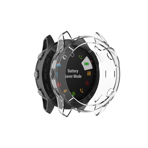 Color Optional Case Clear Protective Cover For Garmin Fenix 6/ 6 Pro/ 6X/ 6X Pro - Photo 3 sur 21