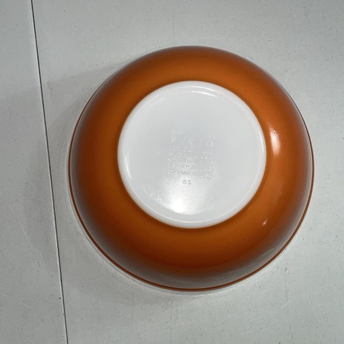Vintage Pyrex Autumn Harvest Wheat Pattern Nexting Mixing Bowl #403 2.5 Liter - Picture 7 of 8