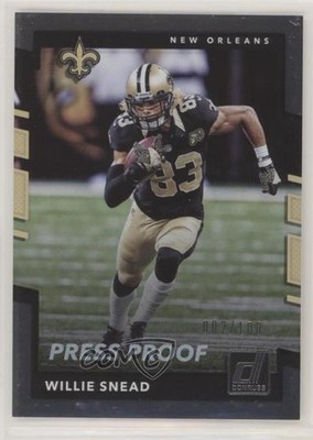 2017 Panini Donruss Press Proof Silver 2/100 Willie Snead #267 ex1