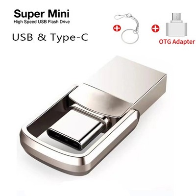 USB Flash Drive 3.0 2TB USB Flash Drive Pendrive OTG TYPEC Stick Pen Drive